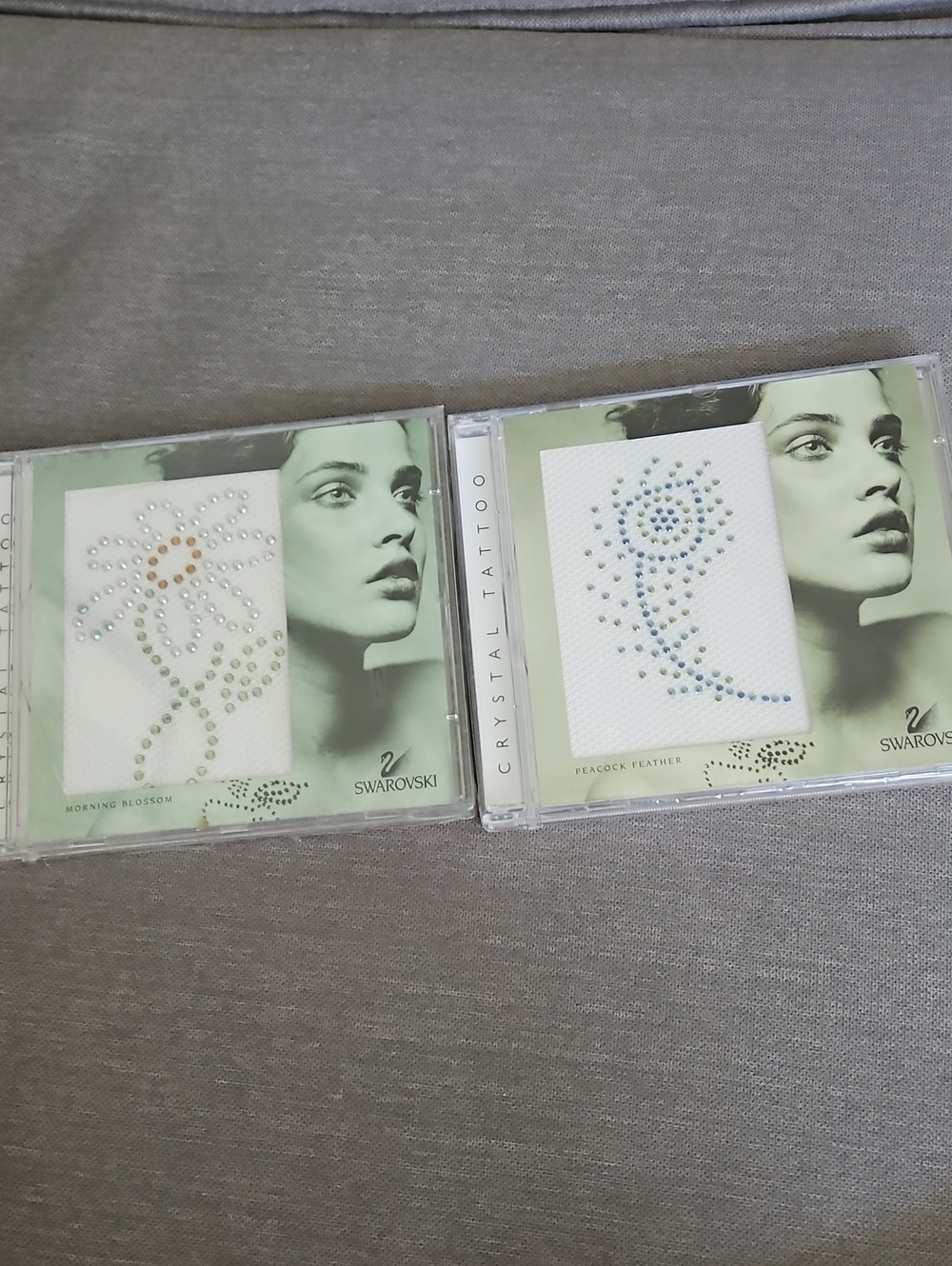 2 Different Crystal Tattoos By Swarovski - New In Sealed Box - Vintage Y2K